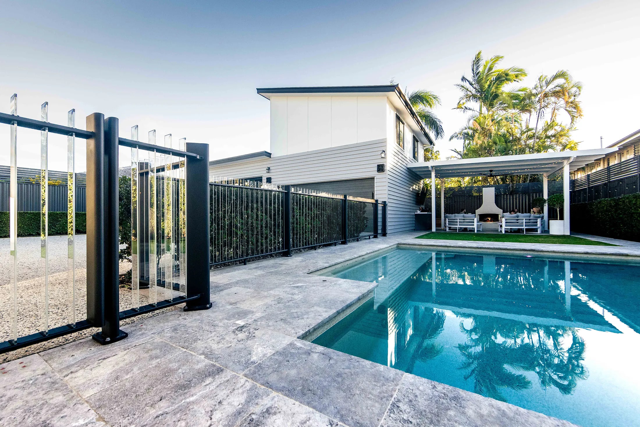 Poolside connection · Brisbane